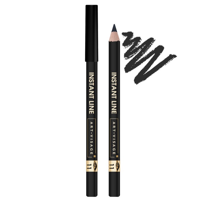 

Карандаш для глаз Art-Visage INSTANT LINE, стойкий, тон 11 чёрный