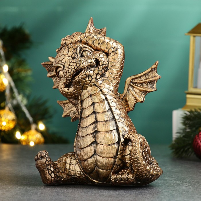 

Фигура "Дракончик игривый" бронза, 12х17см