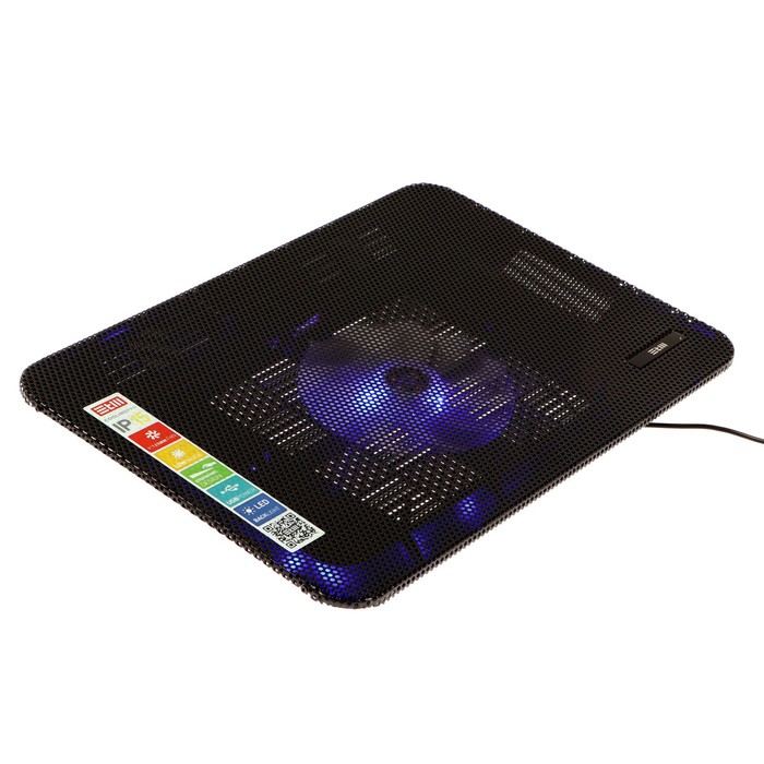 Подставка для ноутбука STM Laptop Cooling lP15, до 17.3, USB, чёрная