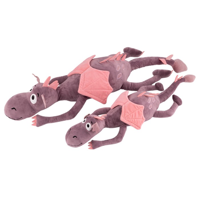 Мягкая игрушка-подушка «Дракон релакс», фиолетовый, 70 см
