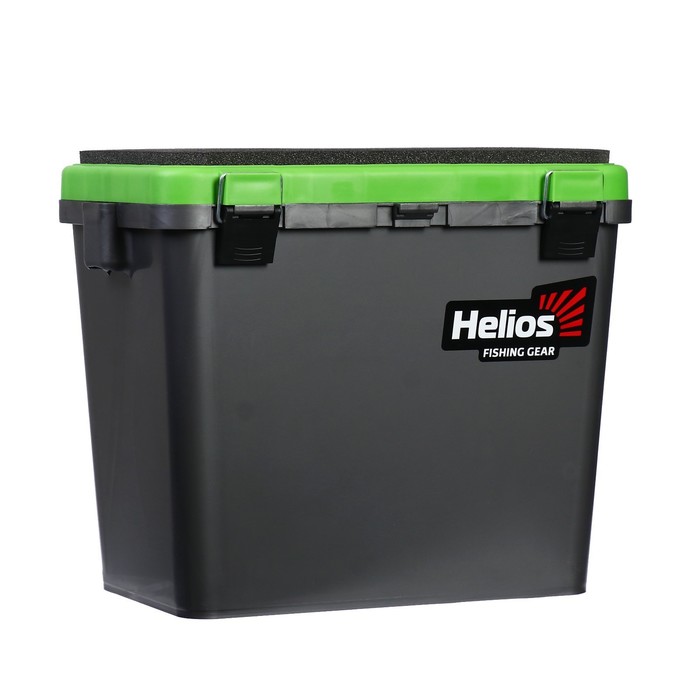 Ящик зимний HELIOS односекционный, цвет серо-салатовый