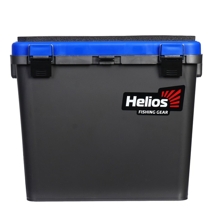 фото Ящик зимний helios односекционный, цвет серо-синий