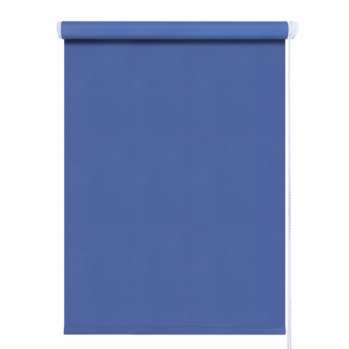 Штора рулонная «Блэкаут», 57х175 см, цвет синий