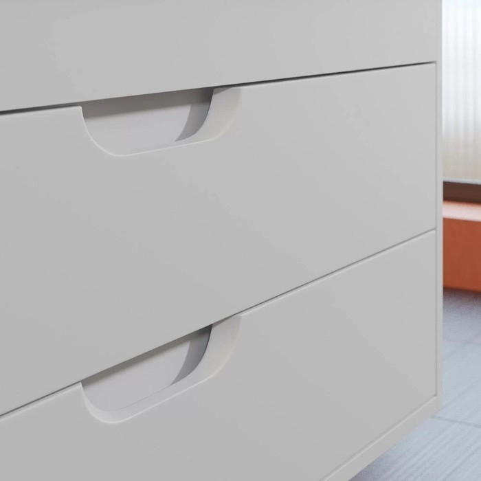 Тумба под раковину Uperwood Modul 100 см, подвесная, матовая, белая