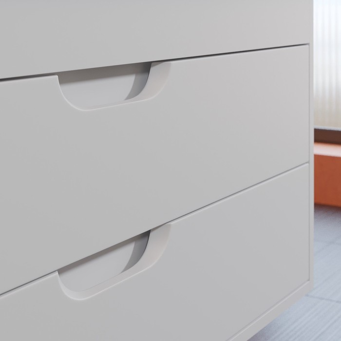 

Тумба с раковиной Uperwood Modul 100 см, подвесная, глянцевая, белая