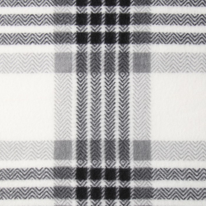 

Плед ARDENZA BASIC, 130х170см, цвет бело-чёрный, флис, 160г/м, пэ