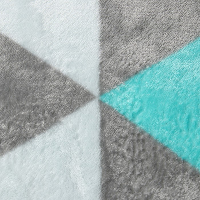 

Плед Прага 200х220см, голубой, микрофибра 190г/м, пэ 100%