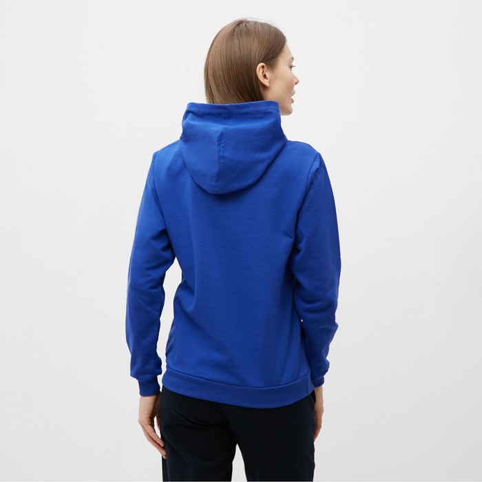 фото Толстовка женская начёс, цвет синий, размер 44 tusi