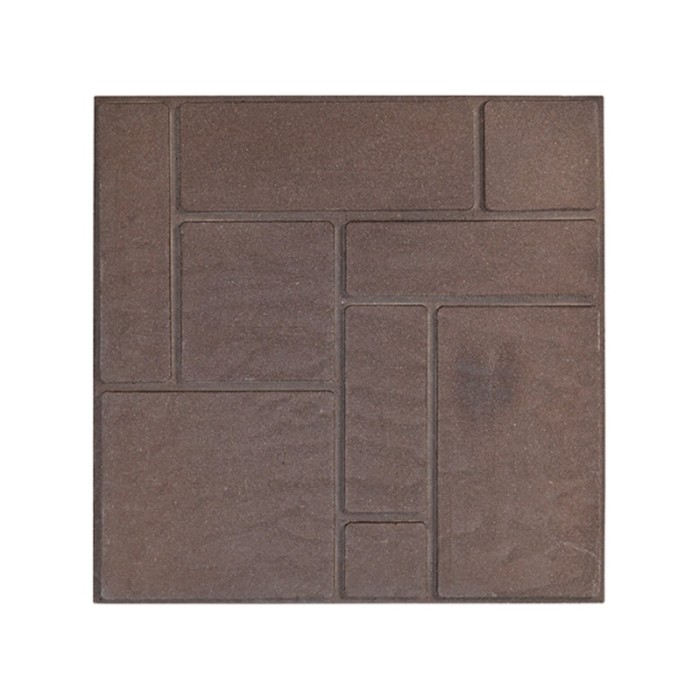 

Плитка ППК тротуарная, 33 × 33 × 2 см, коричневая, «Стандарт»