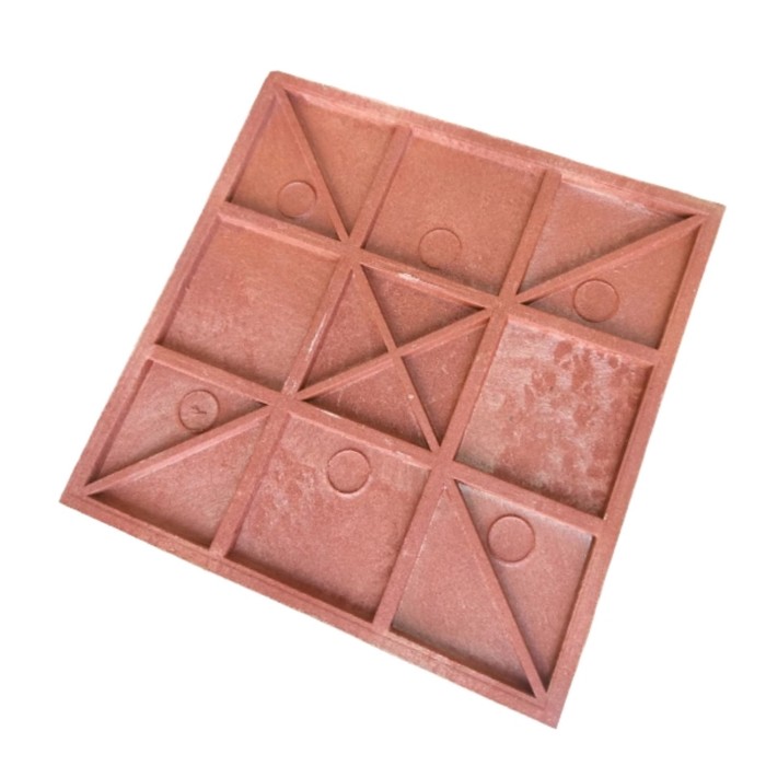 

Плитка ППК тротуарная, 33 × 33 × 2 см, терракот, «Стандарт»