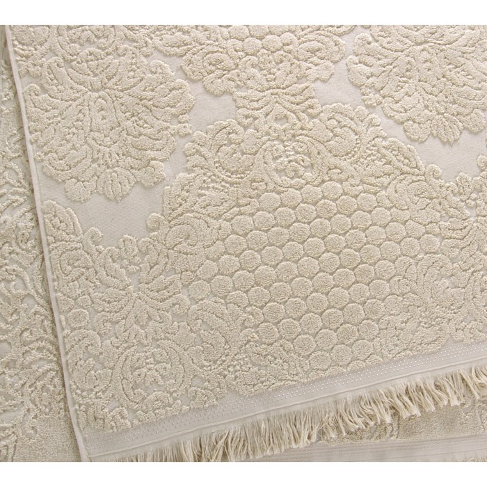 Маxровое полотенце «Монако», размер 100x150 см, цвет песок