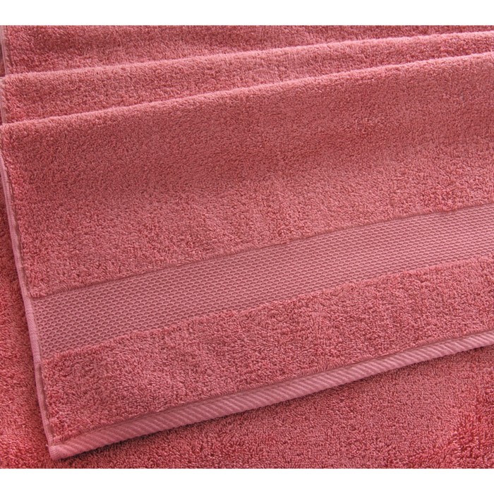 Маxровое полотенце «Сардиния», размер 40x70 см, цвет терракот