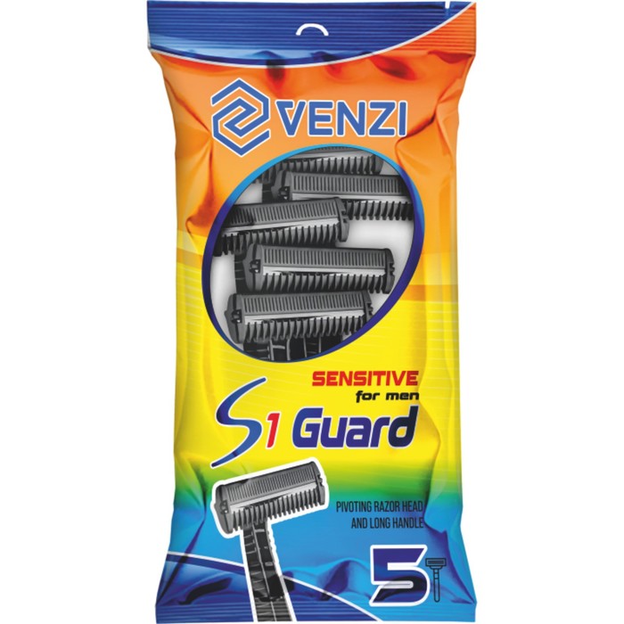 

Станки бритвенные Venzi S1, одноразовые, 1 лезвие, 5 шт