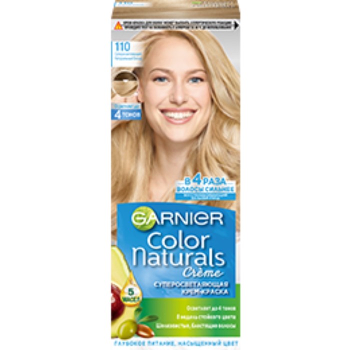 

Краска для волос Color Naturals, 110 cуперосветляющий натуральный блонд