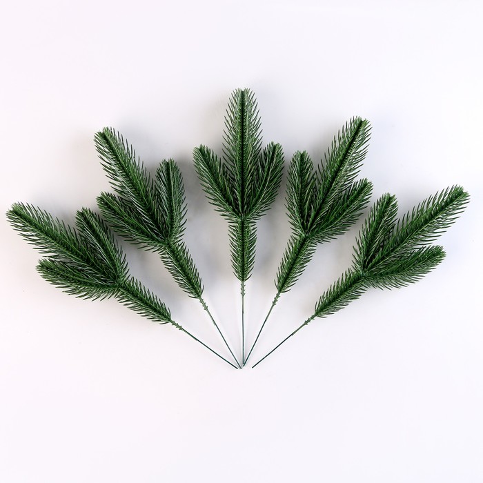 

Литая веточка, зелёная, 27 × 10 см, набор 5 шт.