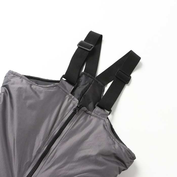 фото Брюки детские утеплённые, цвет графит, рост 140 см let's go