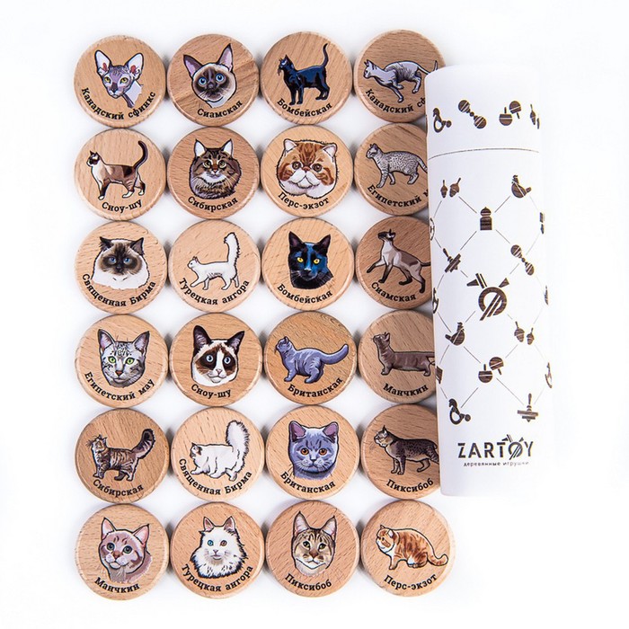 Мини-мемори «Кошки», в подарочном тубусе раскраска рулон в подарочном тубусе для мальчиков сюжет космос