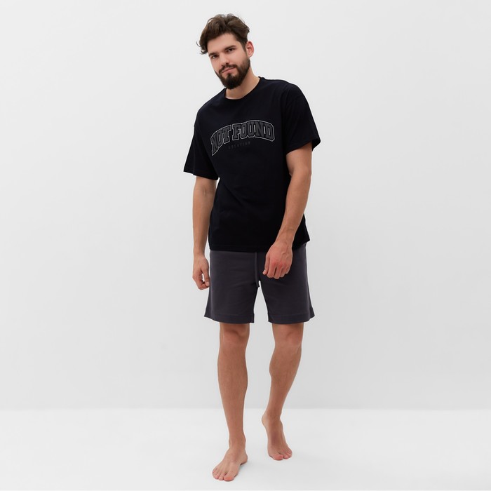 

Пижама мужская KAFTAN Not found размер 48, серый/черный