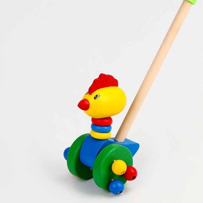 Детская каталка на палочке «Зверятки» МИКС каталка на палочке вертолётик цвета микс