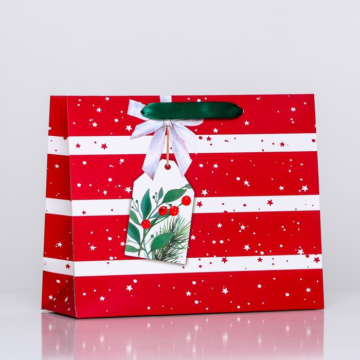 Пакет подарочный Для тебя ,люкс 32 х 26 х 12 см пакет подарочный новогодний привет люкс 26 х 32 х 12 см