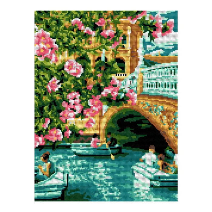 

Алмазная мозаика, 30 × 40 см, полное заполнение «Мост в Севильи»