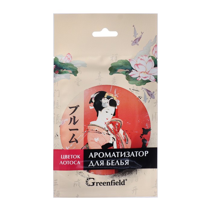 Ароматизатор-освежитель воздуха для белья, Greenfield «Цветок лотоса» саше ароматическое greenfield японская серия цветок лотоса