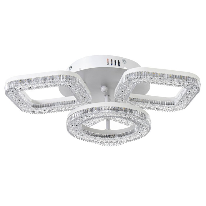 

Люстра с ПДУ "Нонна" LED 68Вт 3000-6000Вт белый 39х39х12,5см BayerLux