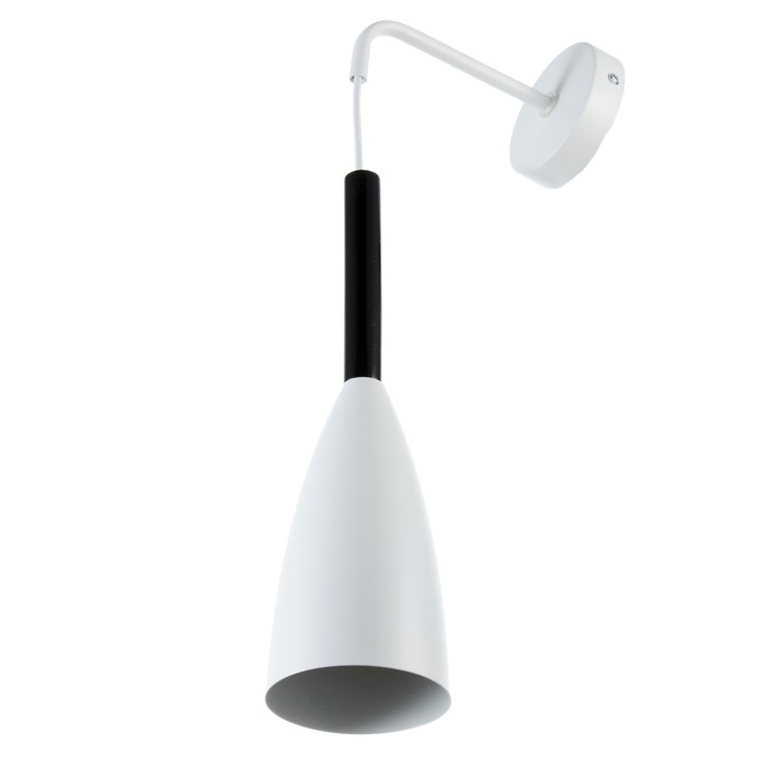 

Бра "Капля" Е27 40Вт белый 10х10х35-135см