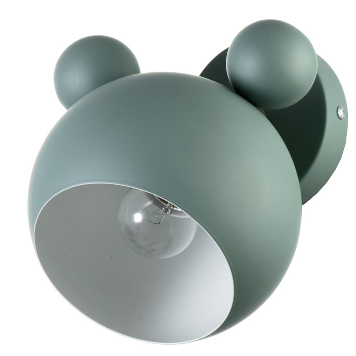 

Бра "Барни" Е27 40Вт зеленый 20х20х20см