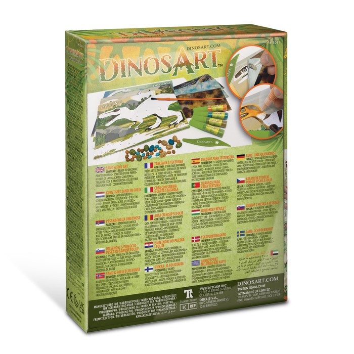 

Набор аппликаций фольгой DinosArt