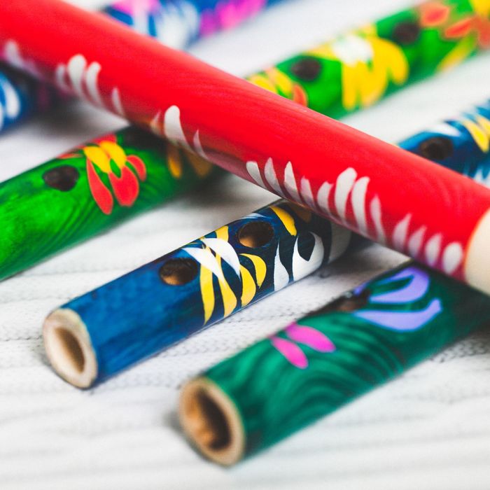 Дудочка расписная, 32 см, микс