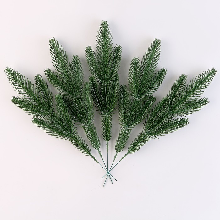 

Литая веточка, зелёная, 33 × 8 см, набор 5 шт.