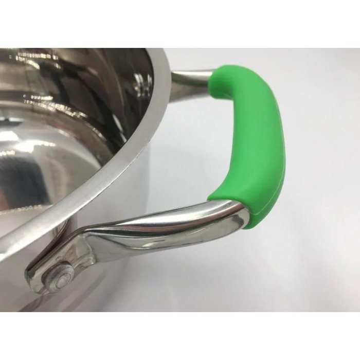 

Кастрюля Bekker De Luxe, 1.3 л, d=13.5 cм, с крышкой, цвет зелёный