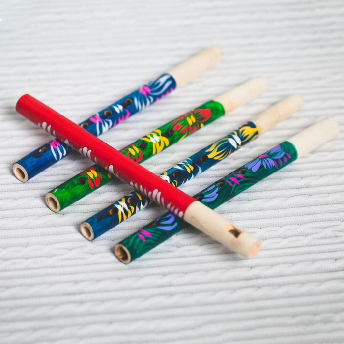 Дудочка расписная, 25 см, микс