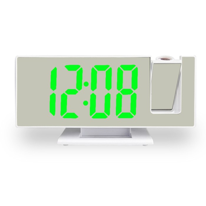 Часы - будильник электронные настольные с проекцией на потолок, термометром, календарем, USB 9197734