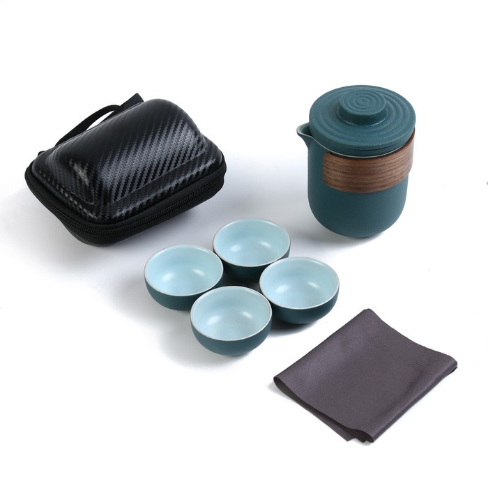 фото Набор для чайной церемонии 6 предметов на 4 персоны: чашка 35 мл, чайник 300 мл take it easy