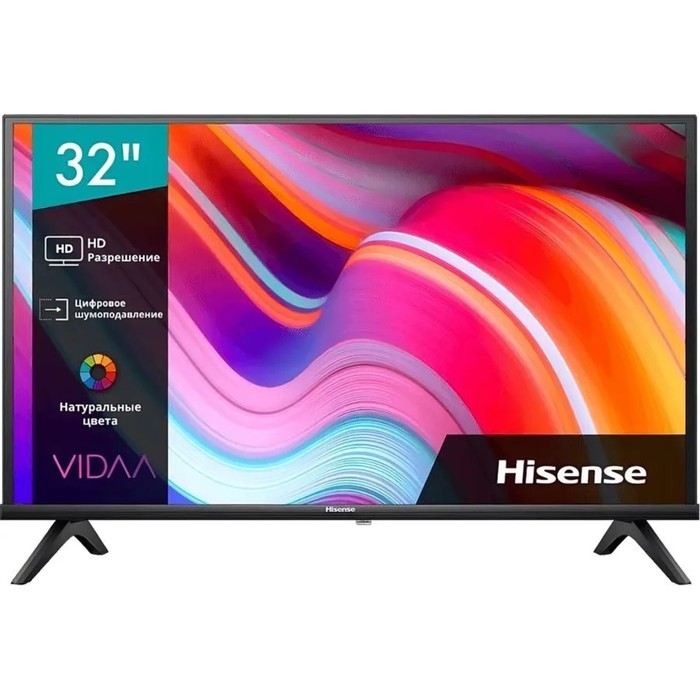 Телевизор Hisense 32A4K, 32, 1366x768, DVB-T2/C/S2, HDMI 3, USB 2, Smart TV, черный телевизор hisense 32a4k 32 1366x768 dvb t2 c s2 hdmi 3 usb 2 smart tv черный