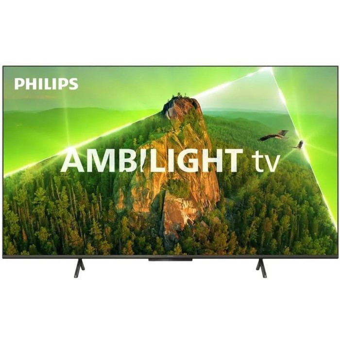 Телевизор Philips 70PUS8108/60, 70, 3840x2160, DVB-T/T2/C/S2,HDMI 3, USB 2,Smart TV,чёрный телевизор philips 55pus7608 60 55 3840x2160 dvb t2 c s2 hdmi 3 usb 2 smart tv серый
