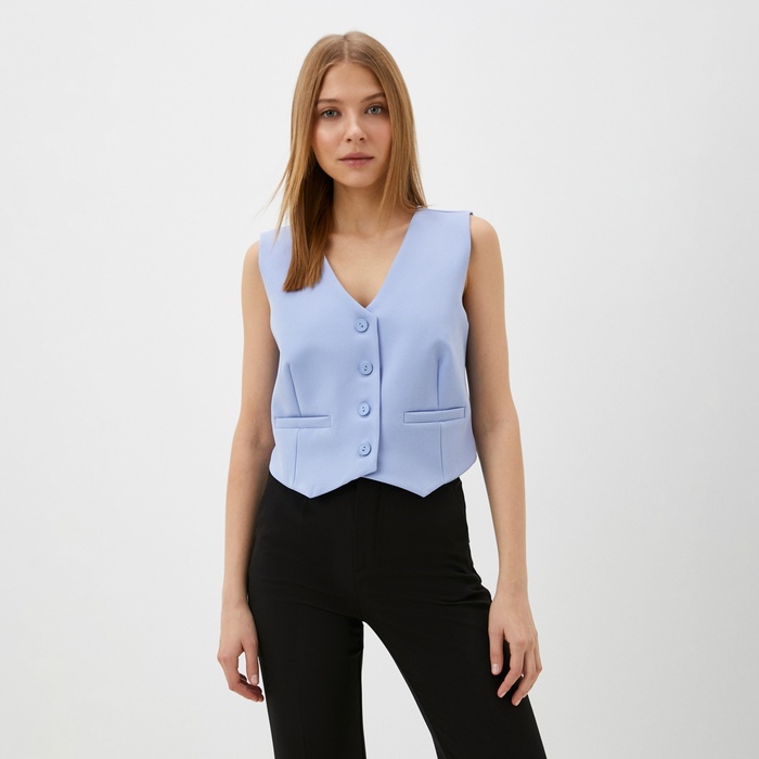 

Жилет женский MIST: Classic Collection р. 48, голубой