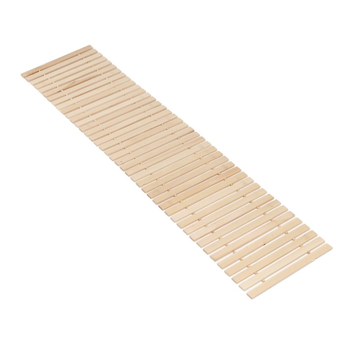 Коврик-лежак для бани, деревянный, 45х200 см коврик для бани союзпар авиатор 53х45 см