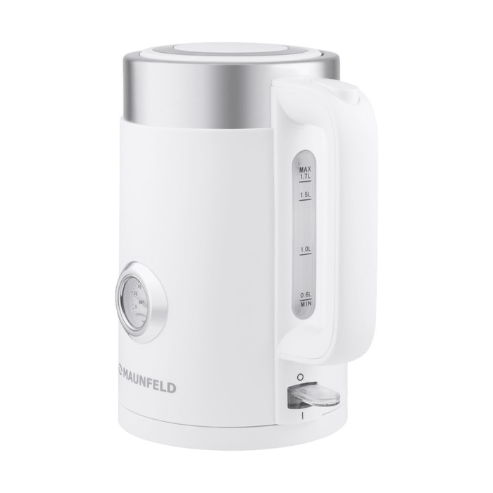 

Чайник MAUNFELD MFK-631W, металл, 1.7 л, 2150 Вт, белый