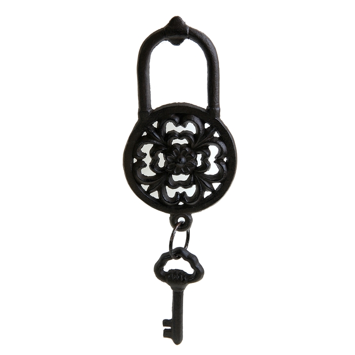Декор "Ключ с цветочным замком"