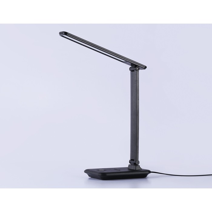 фото Светодиодная настольная лампа с диммером ambrella light, desk, de503, led, 9 вт, 450lum, 3000-6400к, цвет чёрный
