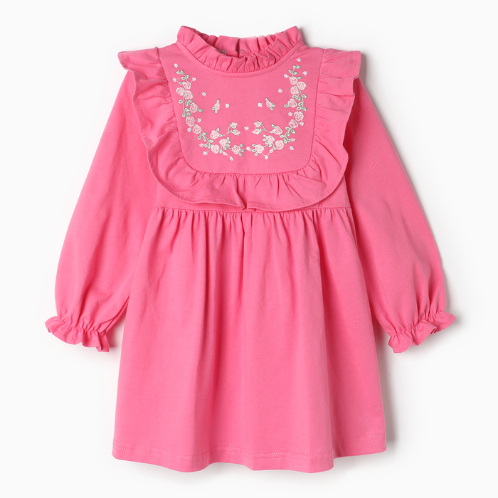 Платье для девочки, цвет розовый, рост 92 см