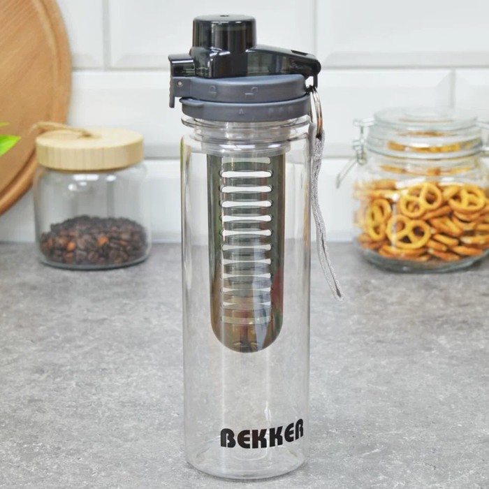 

Бутылка с ситечком для фруктов Bekker, 800 мл