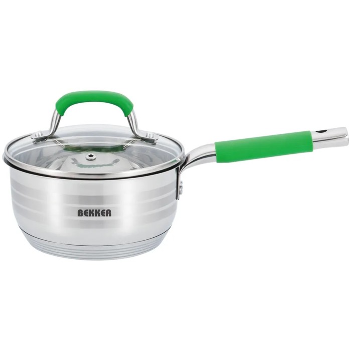 

Ковш Bekker De Luxe, 1.3 л, d=13.5 см, с крышкой
