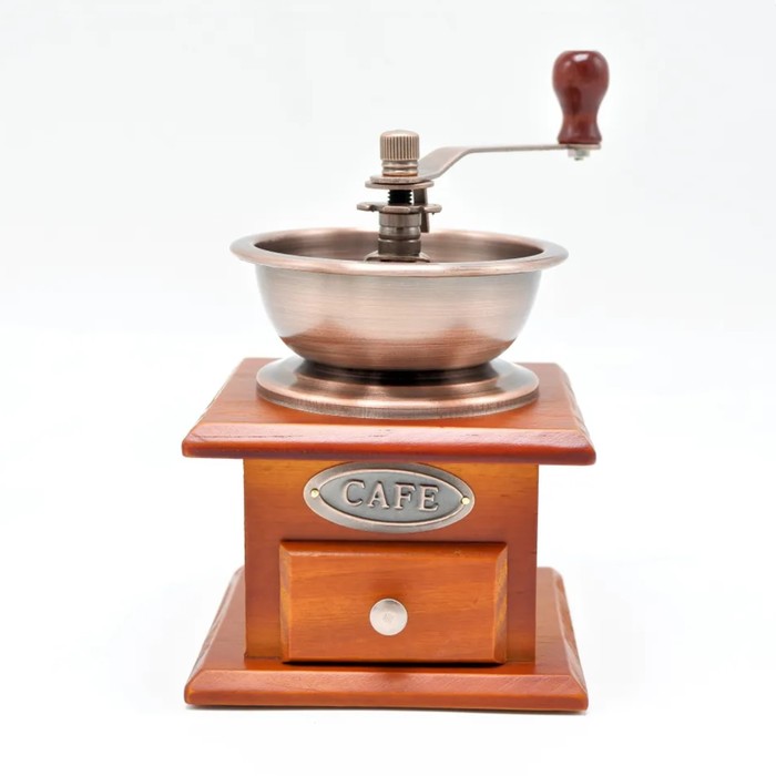 

Кофемолка ручная Bekker, размер 12,5х12,5х18,5 см, цвет коричневый