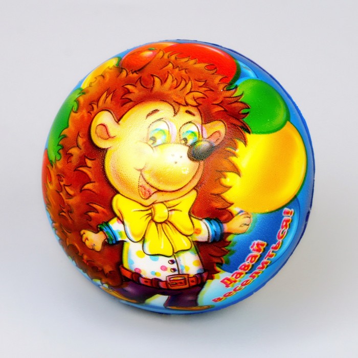 фото Мягкий мяч «зверята», цвета микс funny toys