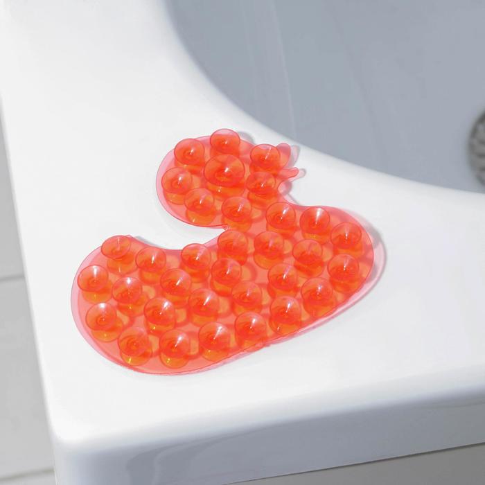 Мини-коврик для ванны "Уточка", цвет МИКС