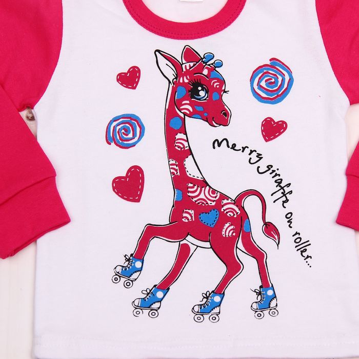 Пижама для девочки, рост 92 см (52), цвет МИКС (арт. 5296_М)